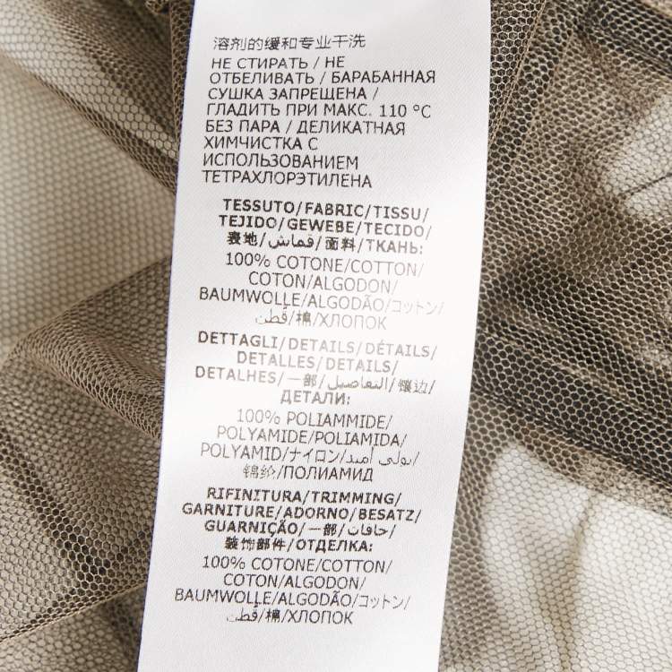 Pre Owned Alexander McQueen White/black Cotton Corset T-Shirt S