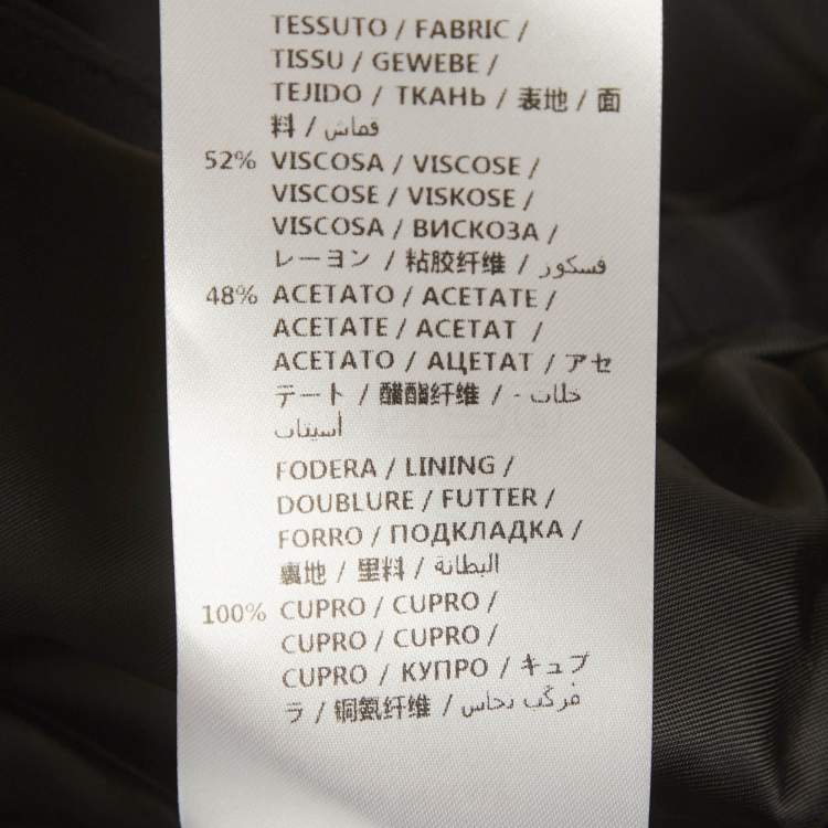 مملوكة مسبقًا Alexander McQueen Black Crepe Wide Leg Trousers M