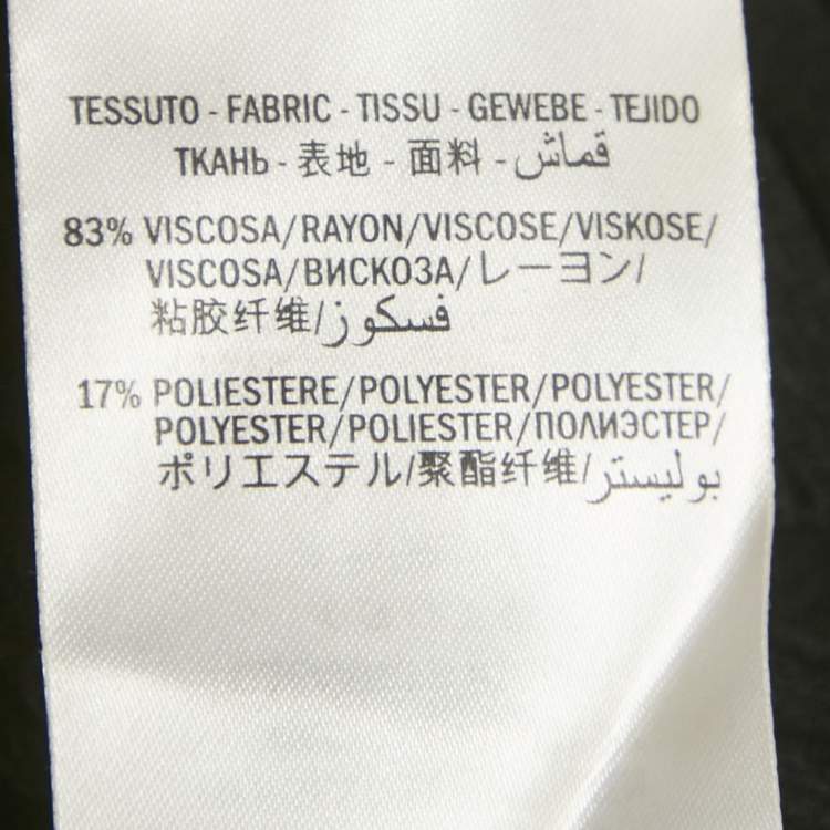 Pre Owned Alexander McQueen Black/Red Rib Knit Skirt Set XS