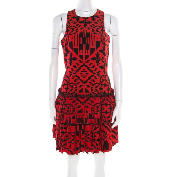 alexander mcqueen red dress