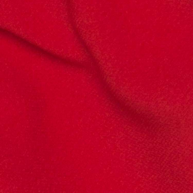 Pre Owned Alexander McQueen Coral Red Crepe Ruched Detail  Maxi Skirt L
