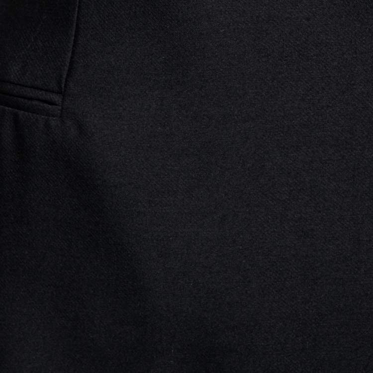 Pre Owned Alexander McQueen Black Wool Pencil Skirt L