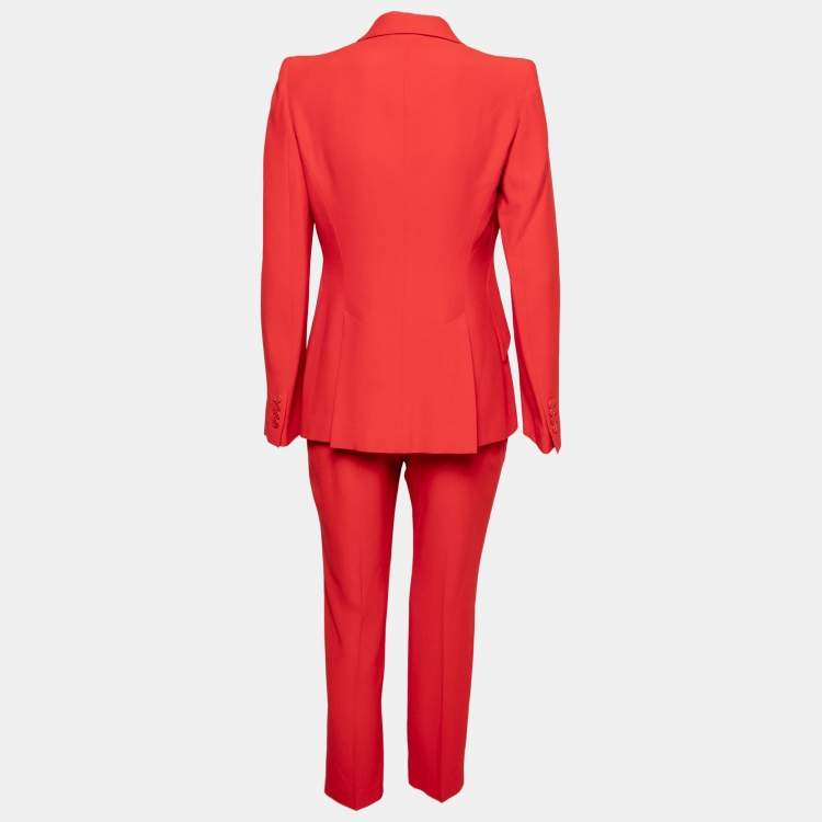 Alexander mcqueen outlet red suit