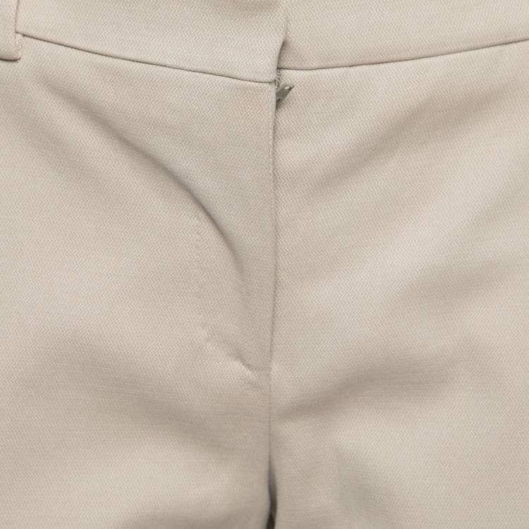 Pre Owned Alexander McQueen Beige Cotton Shorts S