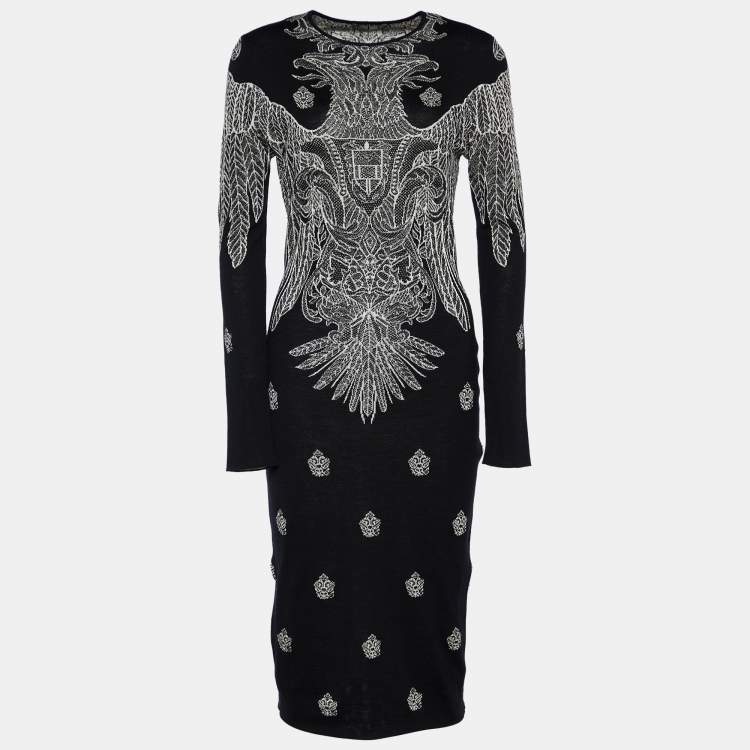 Alexander mcqueen wool dress sale