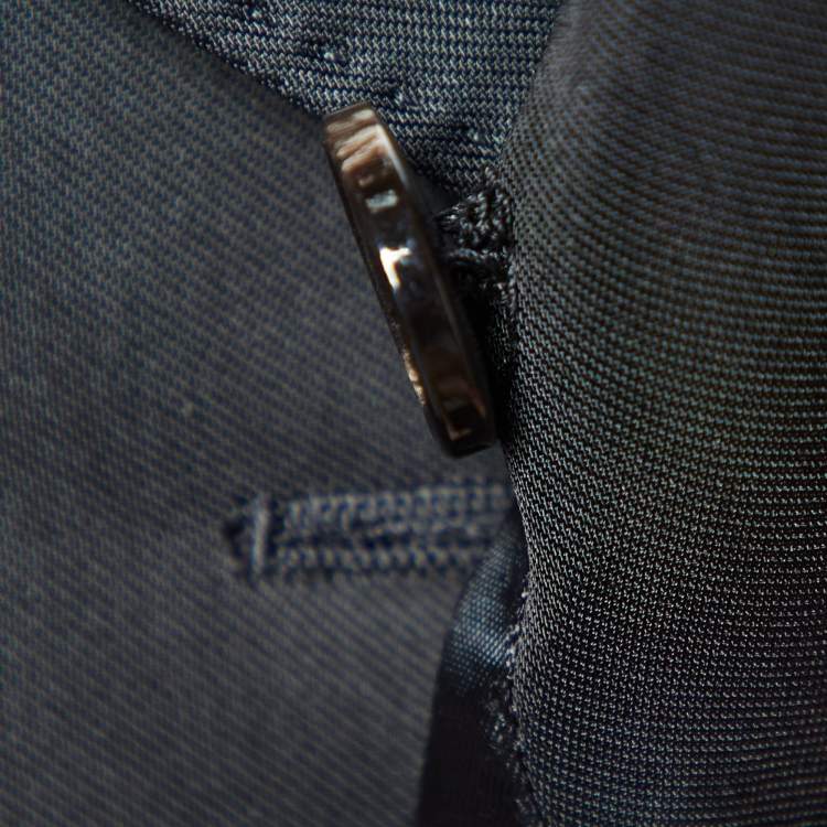 Pre Owned Alexander McQueen Black Rayon Double Breasted Blazer L