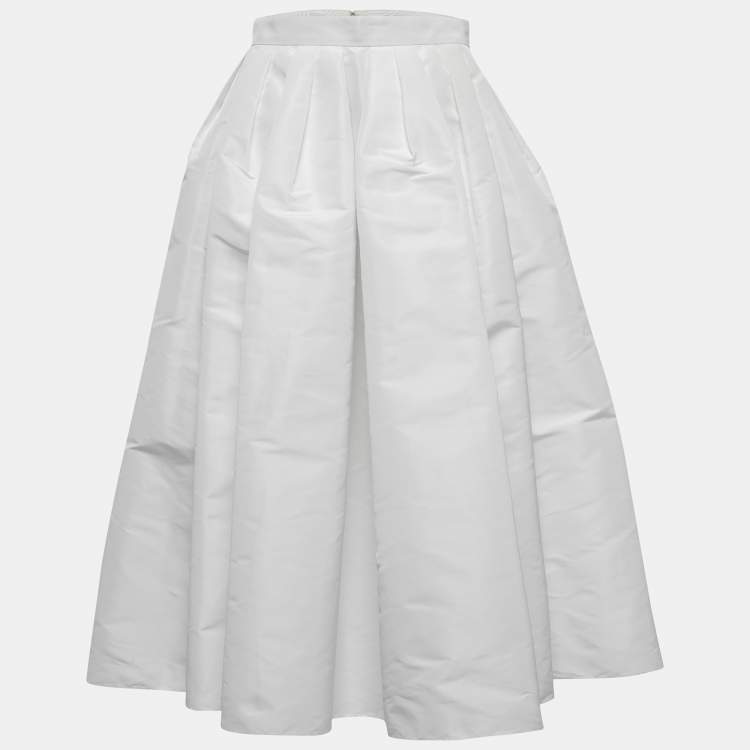 Alexander mcqueen discount white skirt