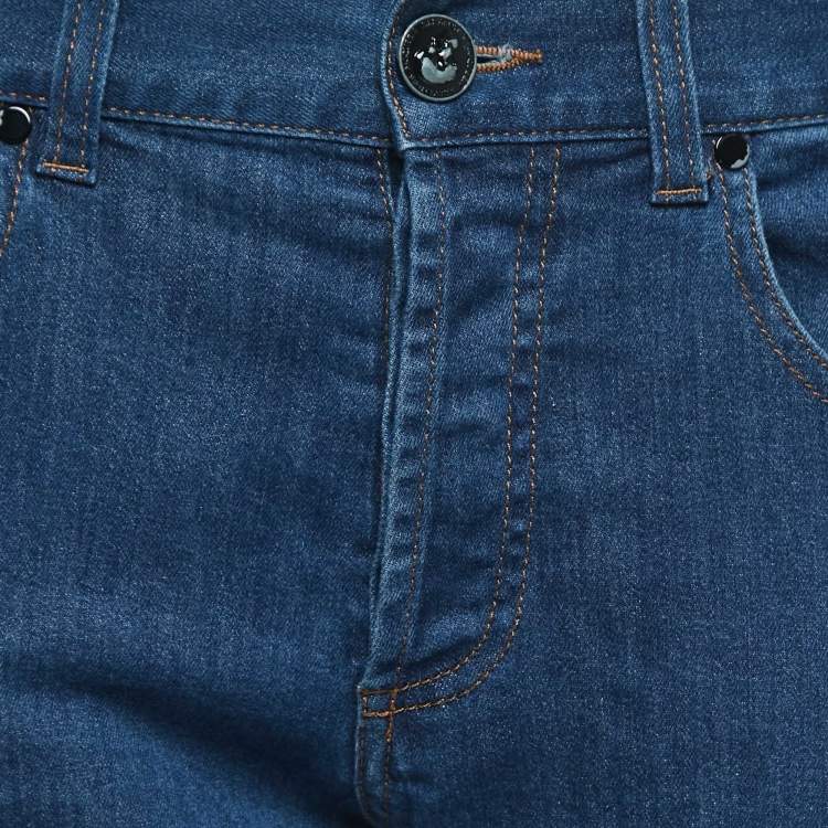 Pre Owned Alexander McQueen Blue Denim Jeans M Waist 30"