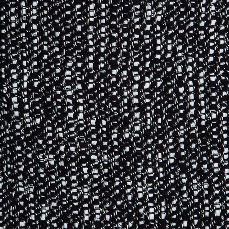Pre Owned Alexander McQueen Monochrome Tweed Slit Detail Skirt S