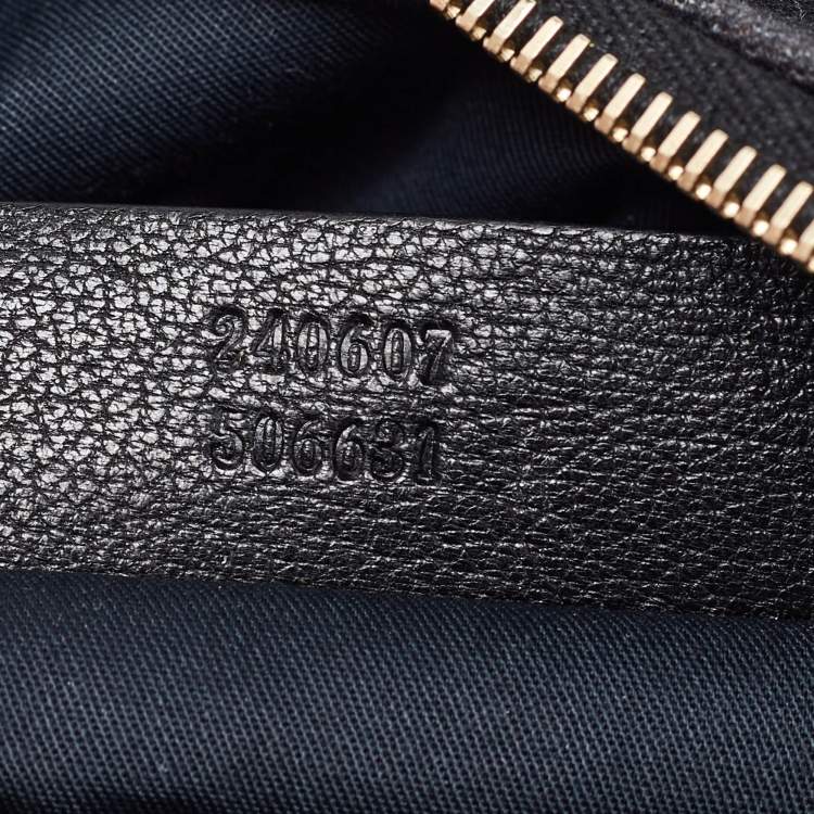 Pre Owned Alexander McQueen Black/Brown Leopard Print Canvas and Leather Medium De Manta Clutch