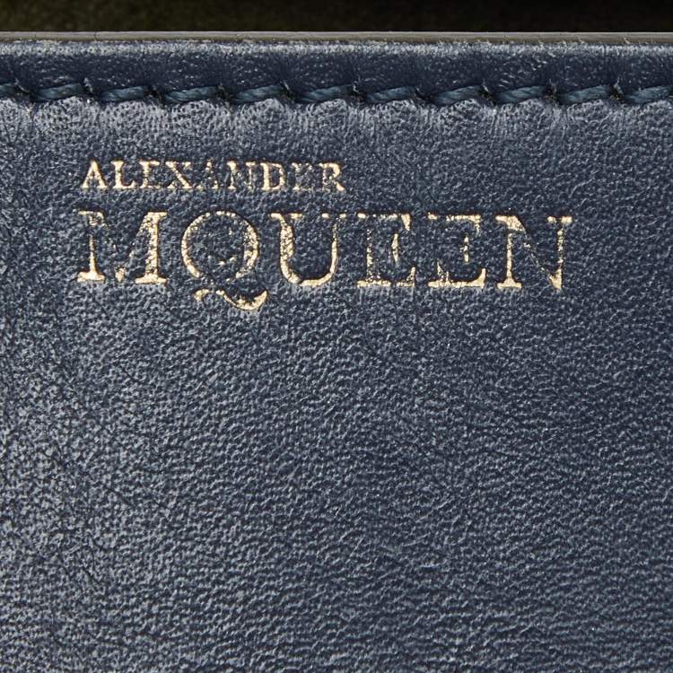 Pre Owned Alexander McQueen Multicolor Leather Mini Heroine Bag
