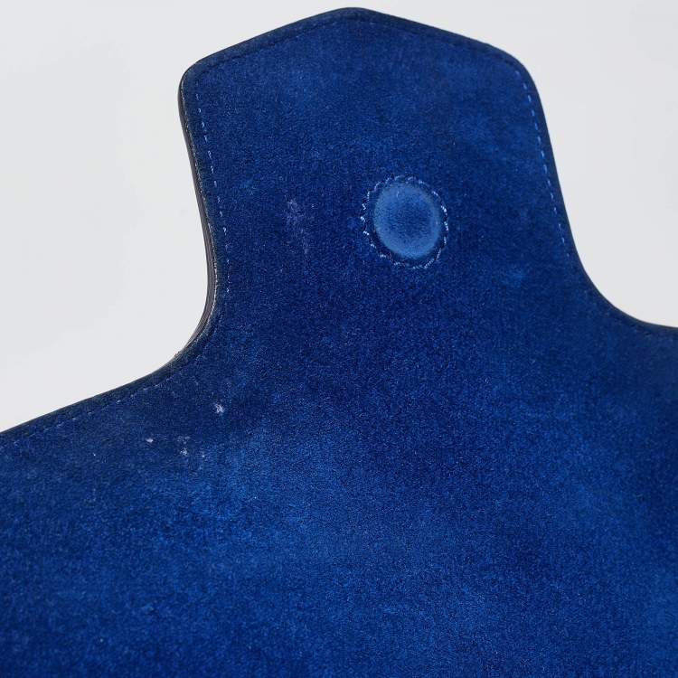 Pre Owned Alexander McQueen Blue Leather Heroine Shoulder Bag