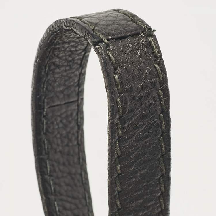 Pre Owned Alexander McQueen Black Calfhair and Leather Wicca Crossbody Bag