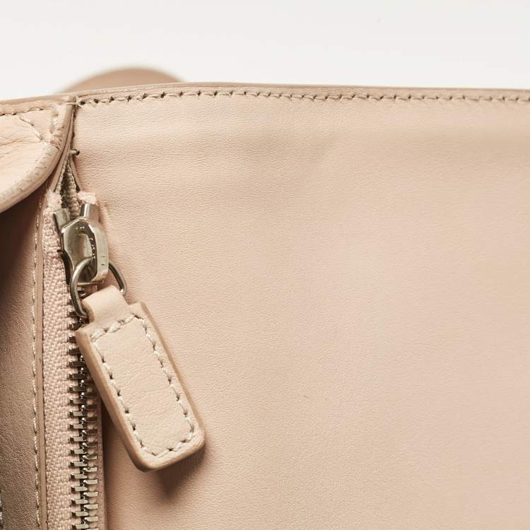 مملوكة مسبقًا Alexander McQueen Blush Pink Python and Leather Skull Flap Bag
