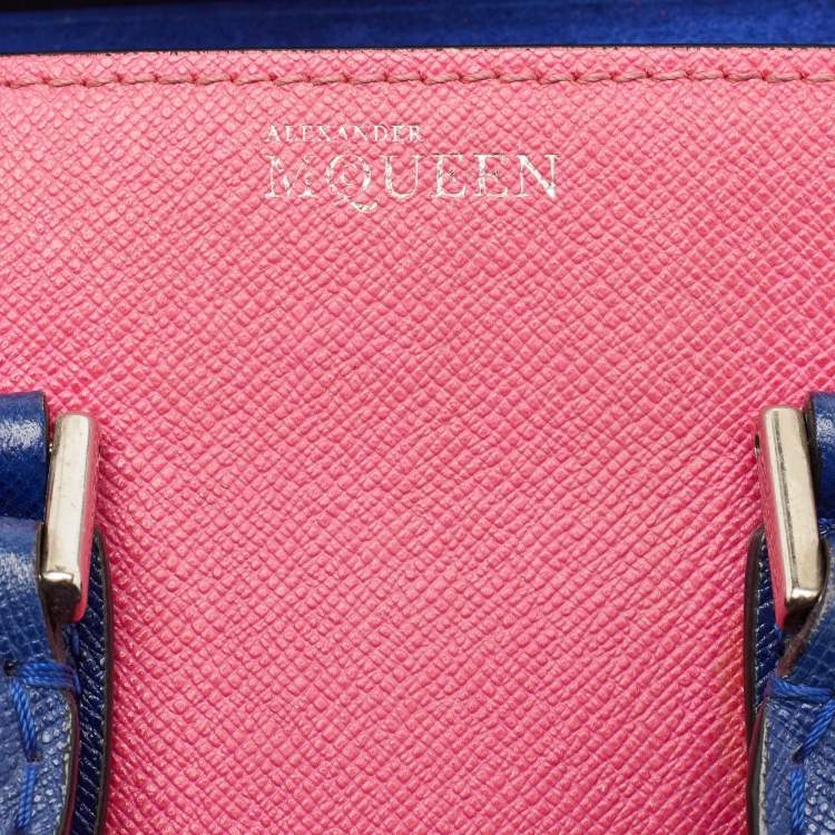 Pre Owned Alexander McQueen Multicolor Leather Mini Heroine Bag