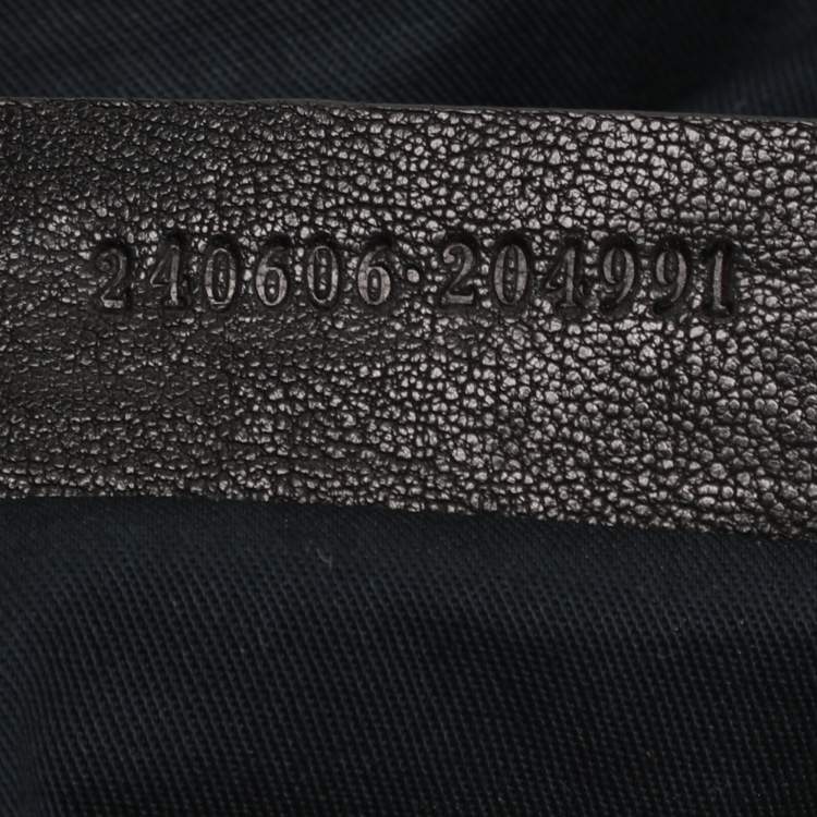 Pre Owned Alexander McQueen Black Leather Medium De Manta Studded Clutch