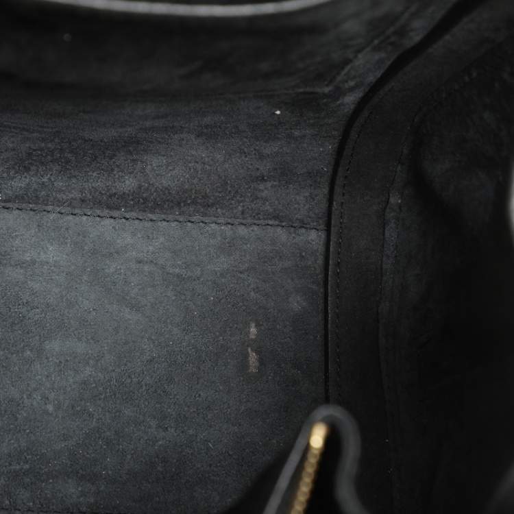Pre Owned Alexander McQueen Black Leather Medium Heroine Satchel
