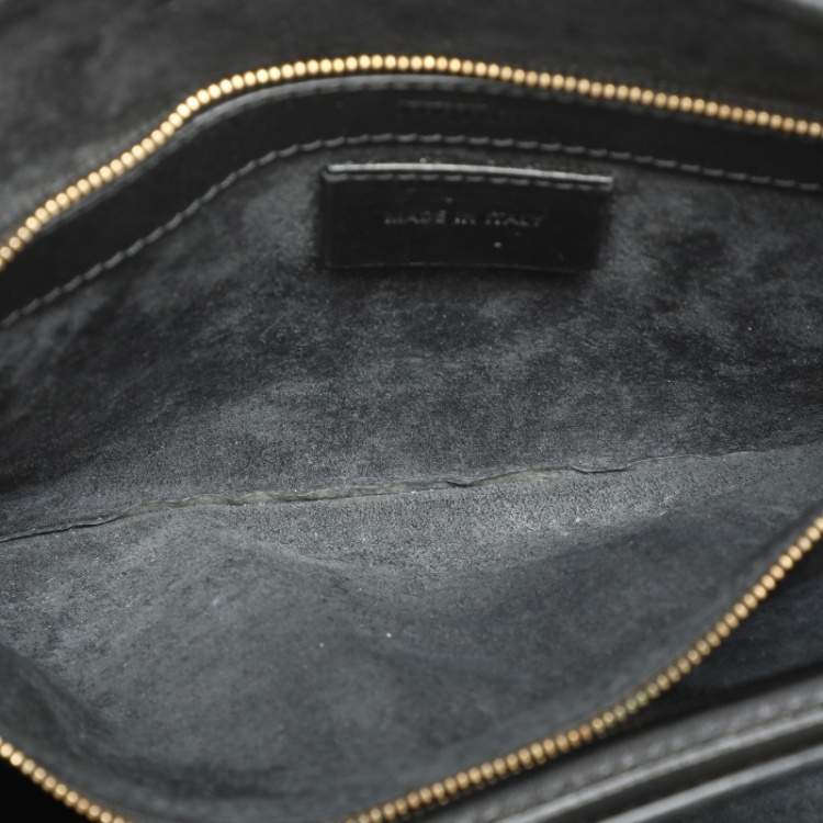 Pre Owned Alexander McQueen Black Leather Medium Heroine Satchel