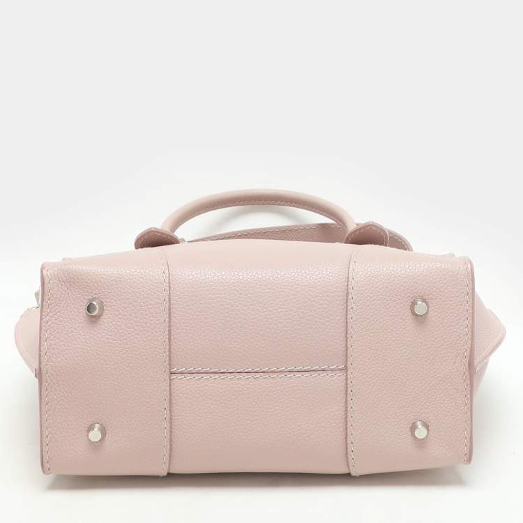 Pre Owned Alexander McQueen Pink Leather Small Legend Satchel