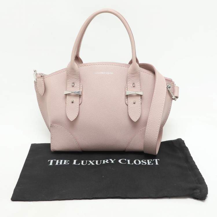 Pre Owned Alexander McQueen Pink Leather Small Legend Satchel