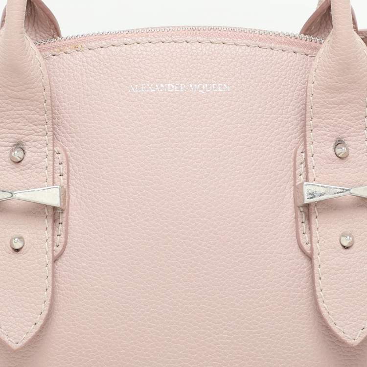 Pre Owned Alexander McQueen Pink Leather Small Legend Satchel