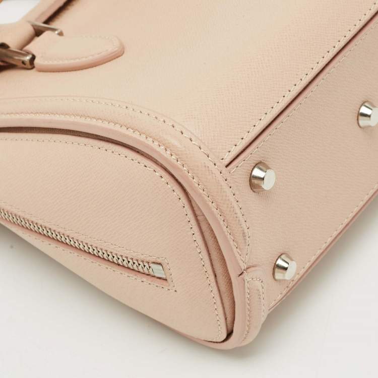 Pre Owned Alexander McQueen Beige Leather Mini Heroine Satchel