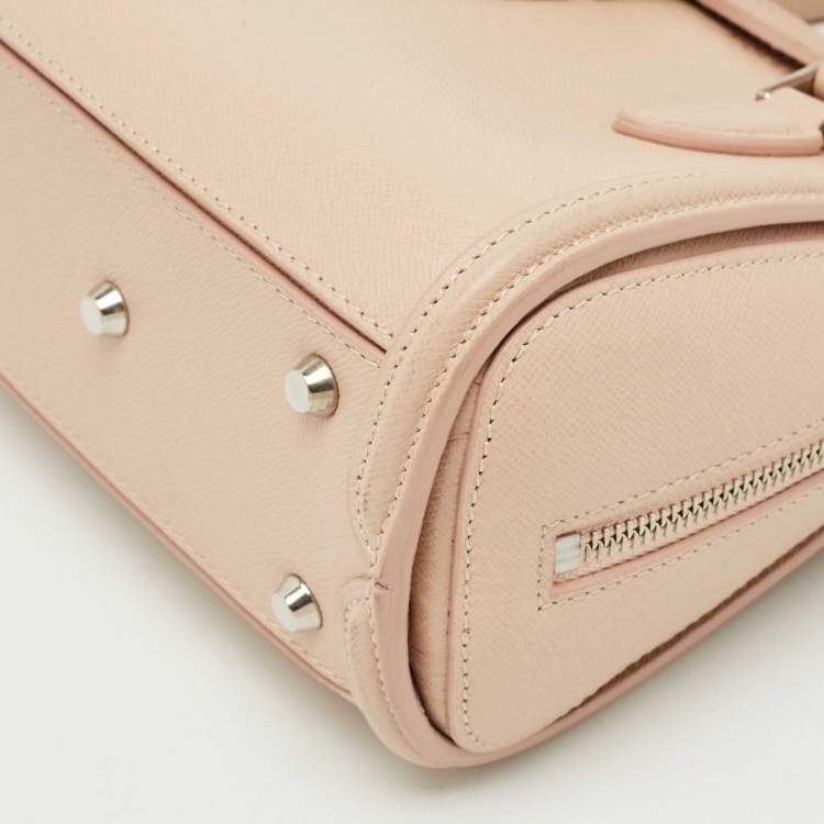 Pre Owned Alexander McQueen Beige Leather Mini Heroine Satchel