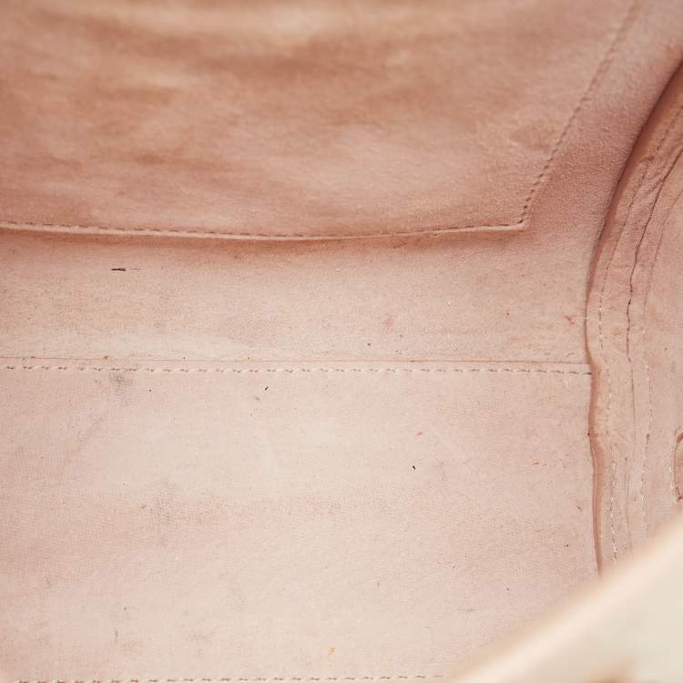 Pre Owned Alexander McQueen Beige Leather Mini Heroine Satchel