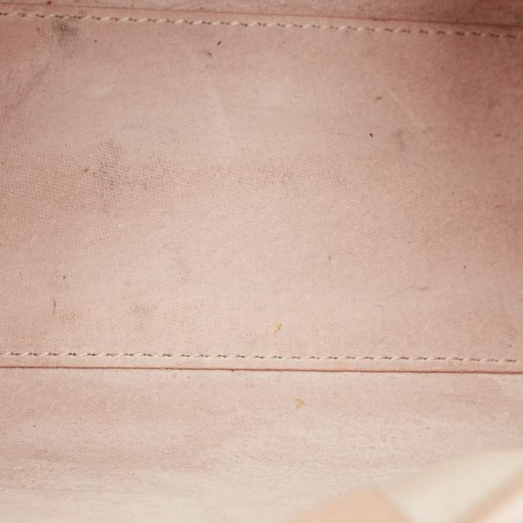 Pre Owned Alexander McQueen Beige Leather Mini Heroine Satchel