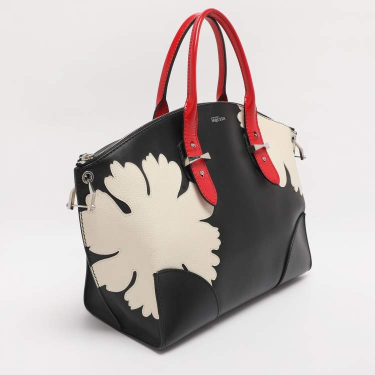 Pre Owned Alexander McQueen Multicolor Leather Legend Satchel