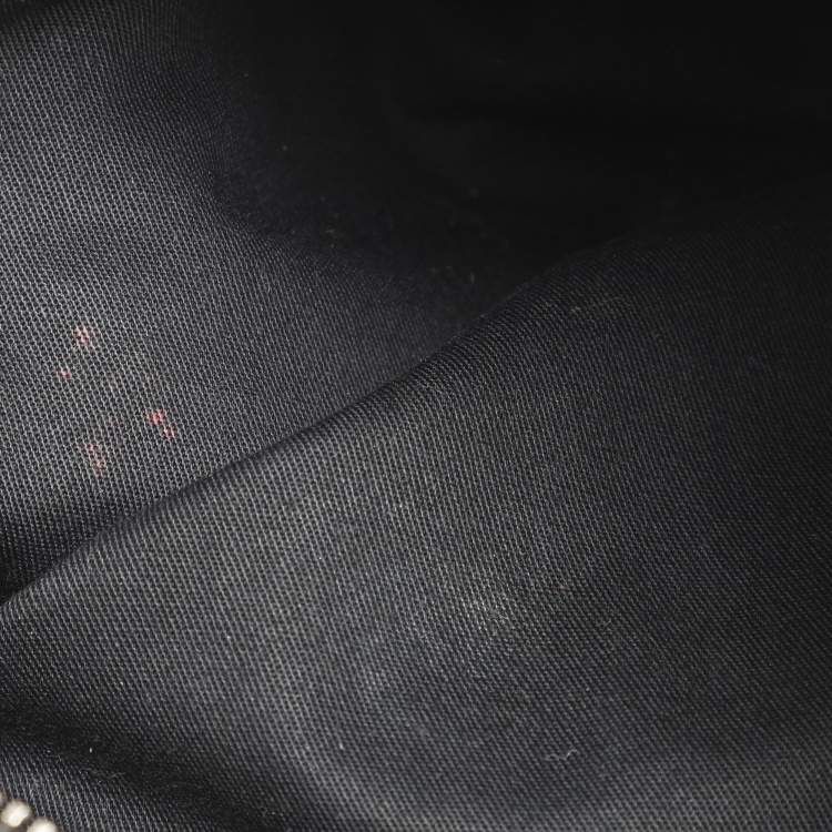 Pre Owned Alexander McQueen Metallic Silver Leather Small De Manta Clutch