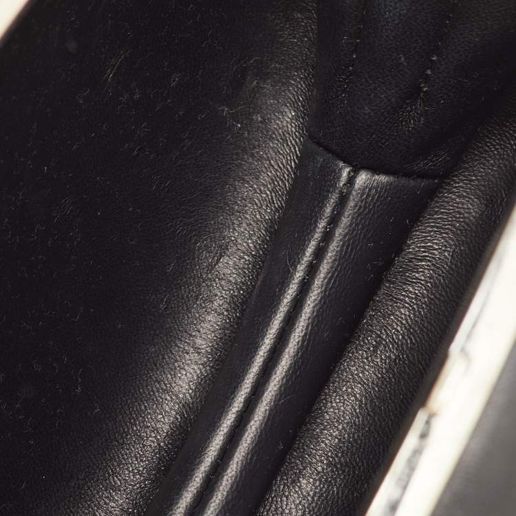 Pre Owned Alexander McQueen Box Black Leather Clutch