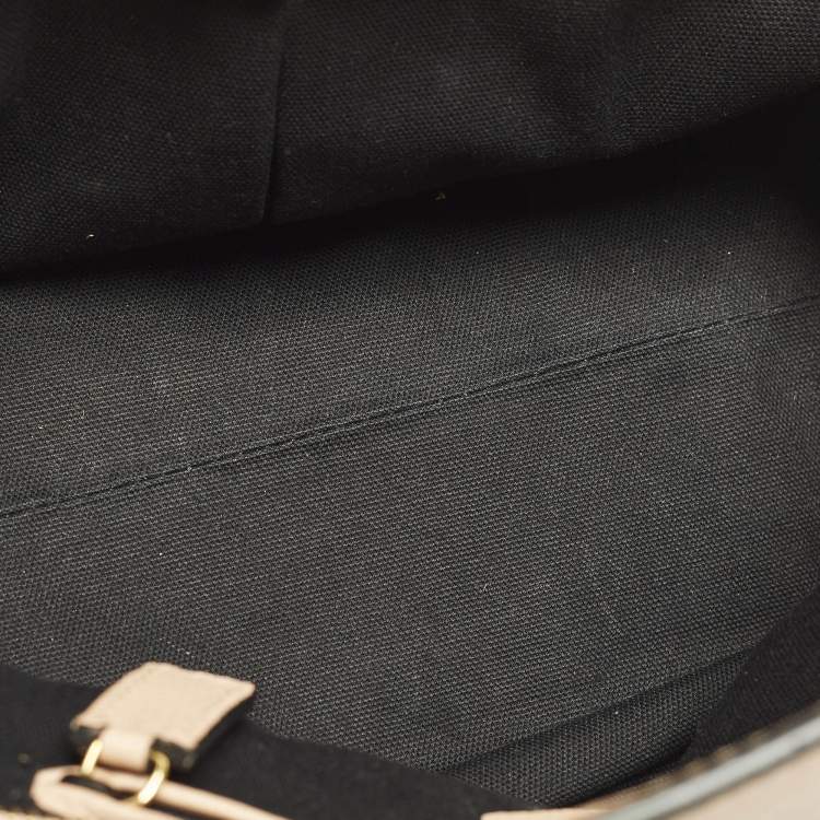 Pre Owned Alexander McQueen Skull Padlock Peach Leather Satchel