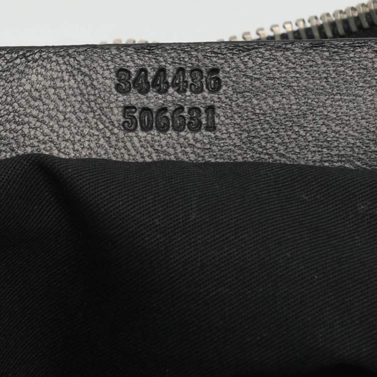 Pre Owned Alexander McQueen De Manta Black/White Printed Satin Clutch