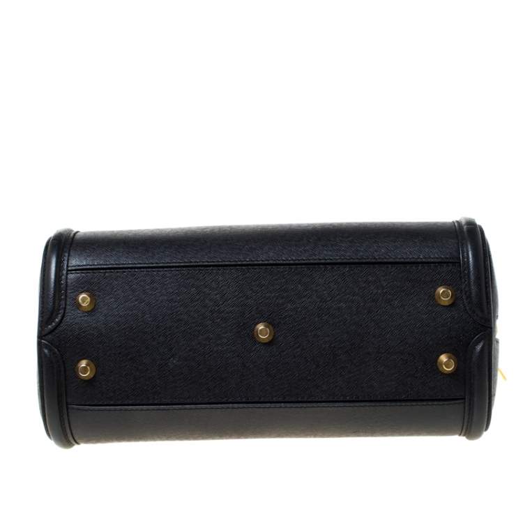 Pre Owned Alexander McQueen Black Leather Medium Heroine Tote
