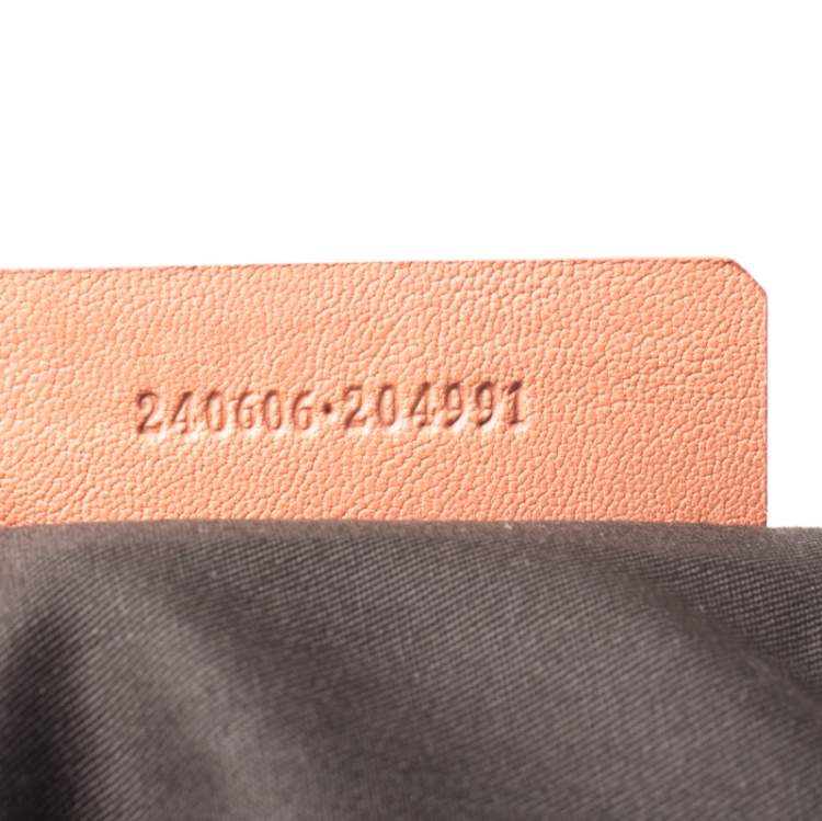 Pre Owned Alexander McQueen Orange Leather Medium De Manta Clutch
