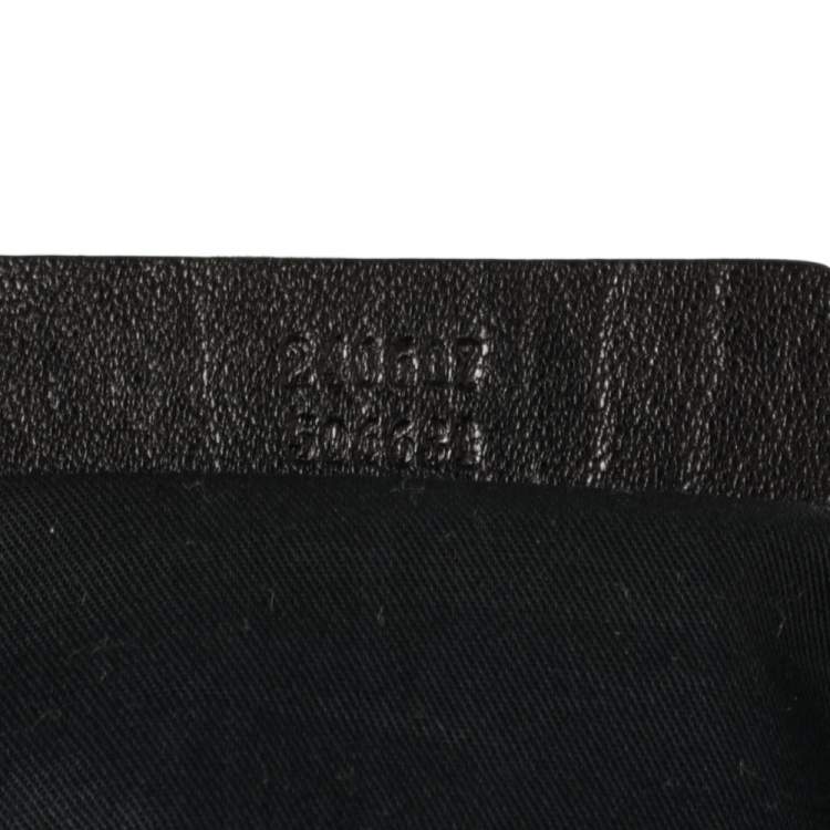 Pre Owned Alexander McQueen Black/Brown Leopard Print Canvas Medium De Manta Clutch