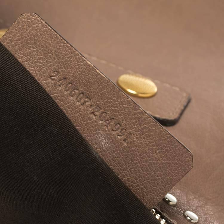 Pre Owned Alexander McQueen Beige Leather Medium Faithful De Manta Clutch