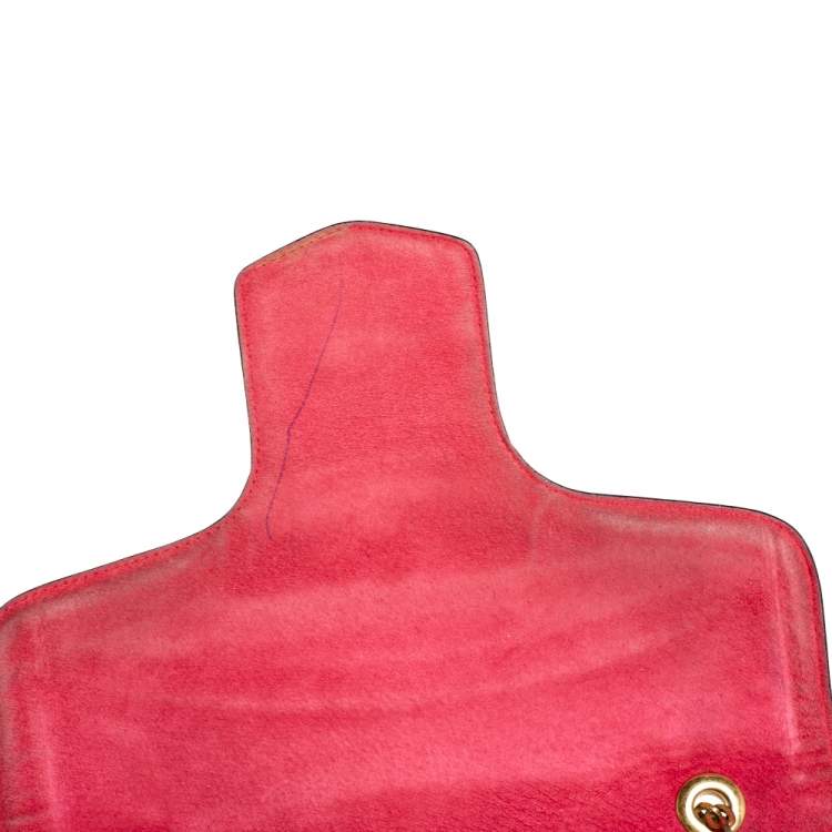 Pre Owned Alexander McQueen Red Leather Heroine Shoulder Bag