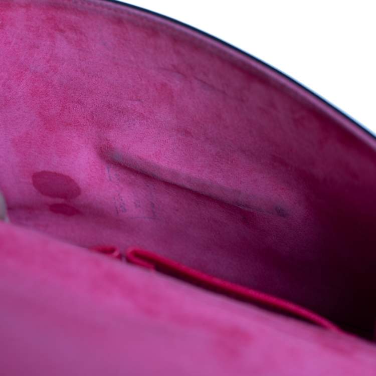 Pre Owned Alexander McQueen Red Leather Heroine Shoulder Bag