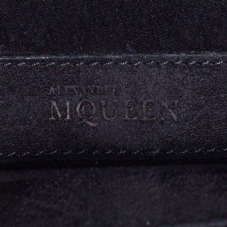 مملوكة مسبقًا Alexander McQueen Black Leather Heroine Chain Shoulder Bag