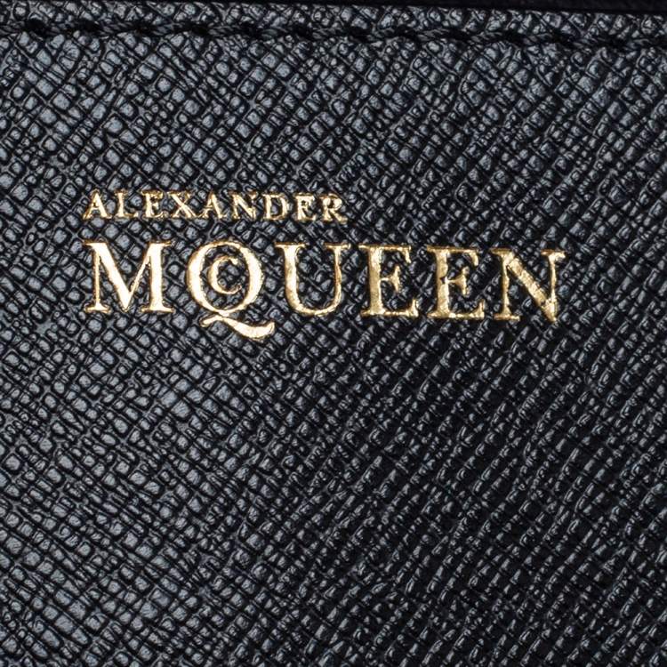 مملوكة مسبقًا Alexander McQueen Black Leather Heroine Chain Shoulder Bag