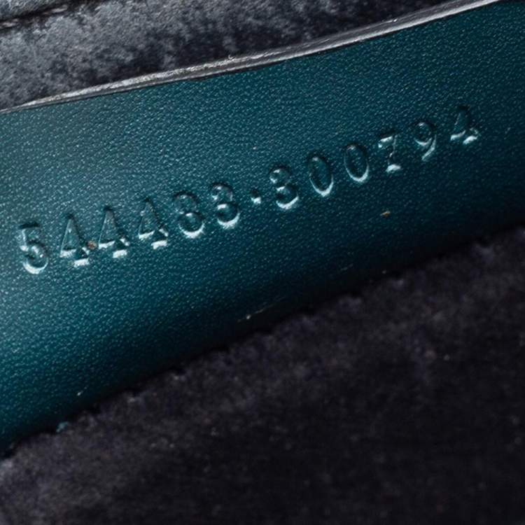 Pre Owned Alexander McQueen Green Leather Mini Heroine Bag