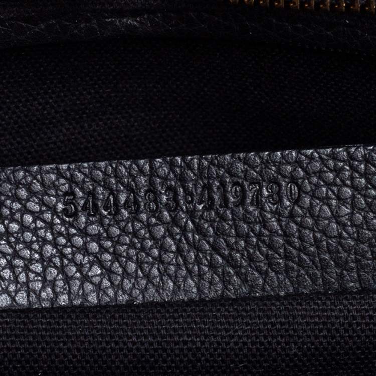 Pre Owned Alexander McQueen Black Leather Skull Padlock Satchel