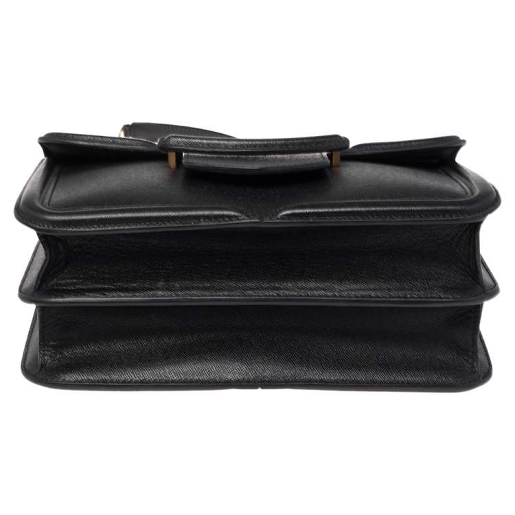 Pre Owned Alexander McQueen Black Leather Heroine Shoulder Bag