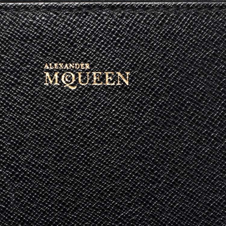 Pre Owned Alexander McQueen Black Leather Heroine Shoulder Bag