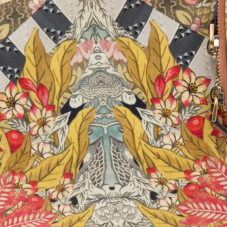 Pre Owned Alexander McQueen Multicolor Printed Fabric De Manta Clutch
