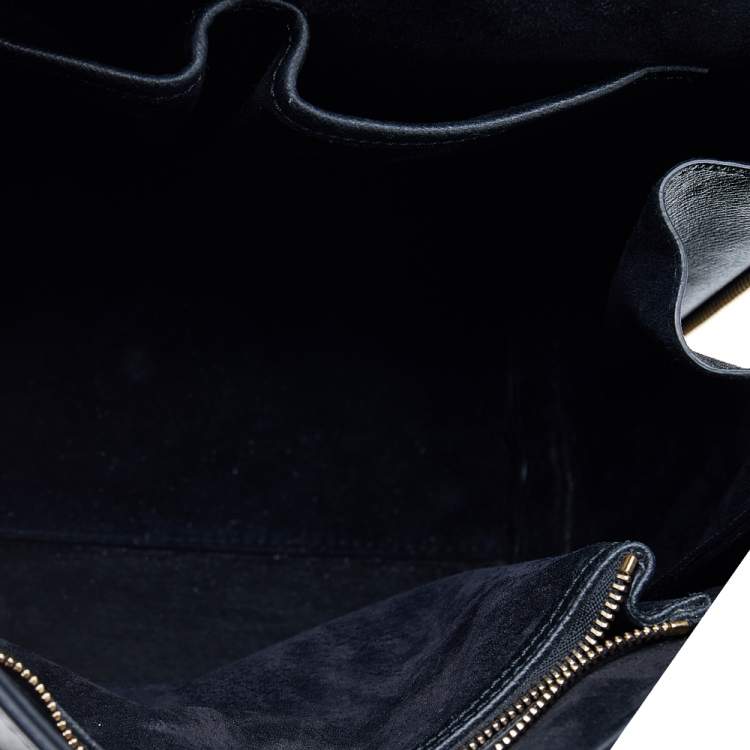 Pre Owned Alexander McQueen Black Leather Small Heroine Shoulder Bag