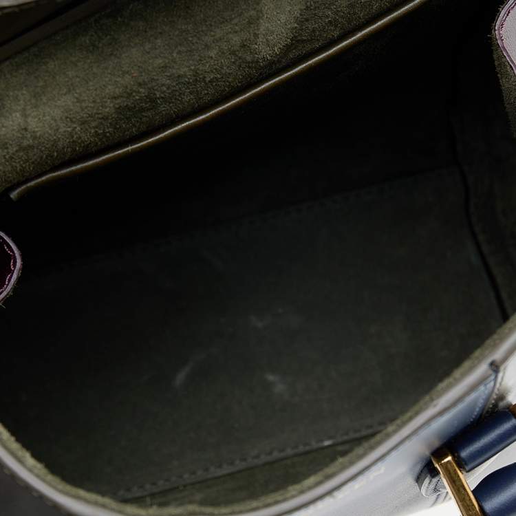 Pre Owned Alexander McQueen Multicolor Leather Mini Heroine Bag