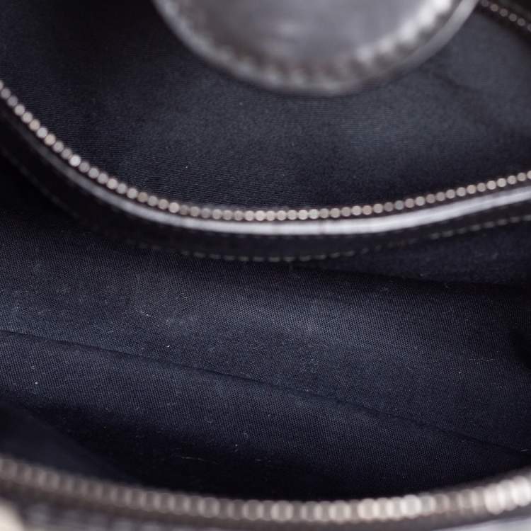 Pre Owned Alexander McQueen Black Leather Novak Shoulder Bag